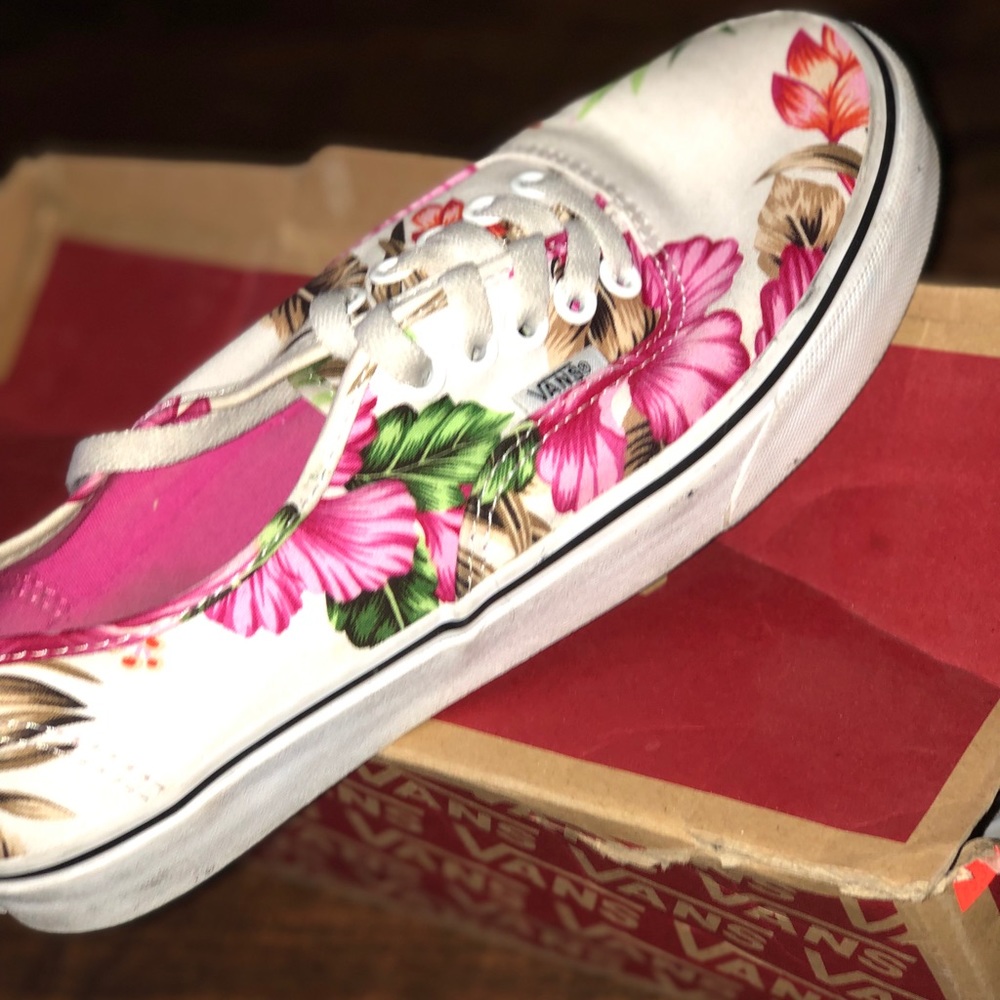 Floral vans